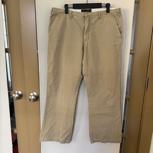 Abercrombie & Fitch Women's 14 Beige Y2K Khaki Straight Leg Chino Pants Vintage‎